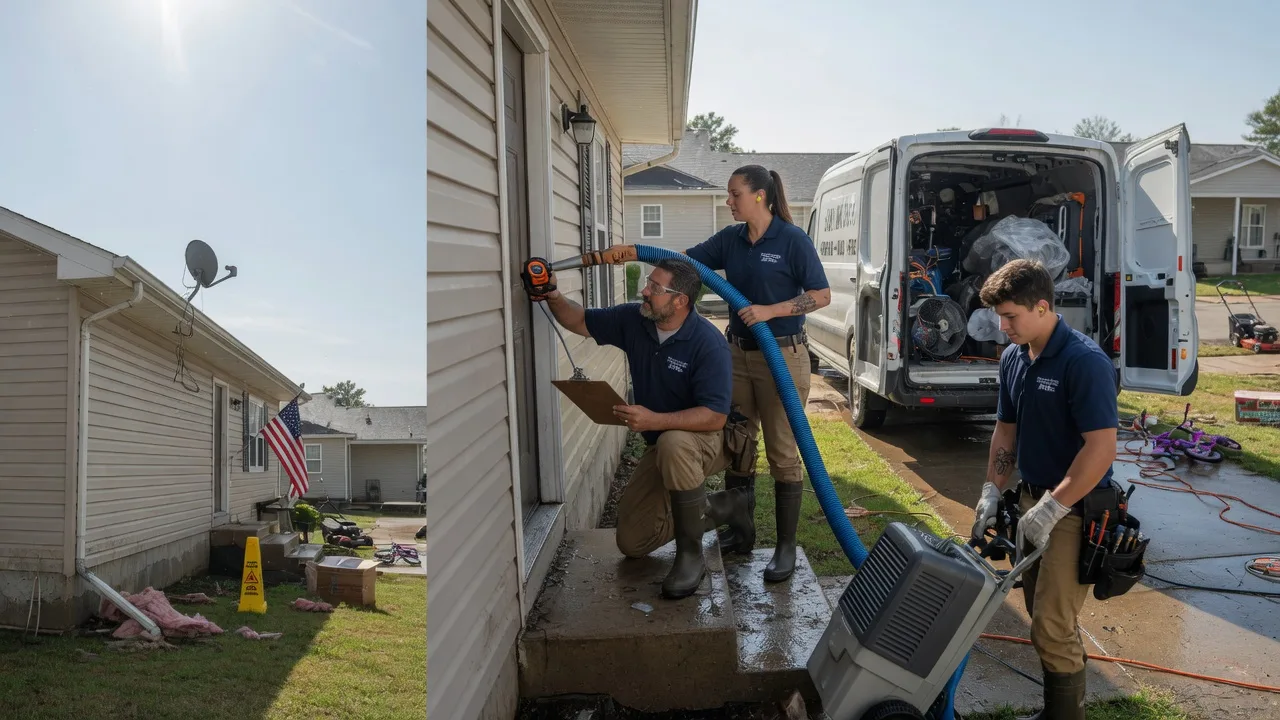 Ceiling Water Damage Restoration in Ossian, IA near me